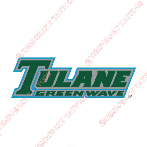 Tulane Green Wave Customize Temporary Tattoos Stickers NO.6611